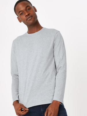 Light Grey Long Sleeve Top