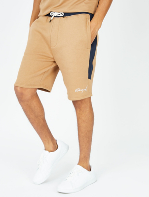 Brown Original Slogan Shorts