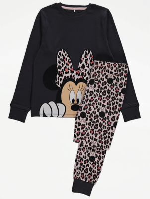Disney Minnie Mouse Leopard Print Pyjamas