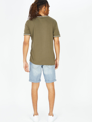 george mens denim shorts