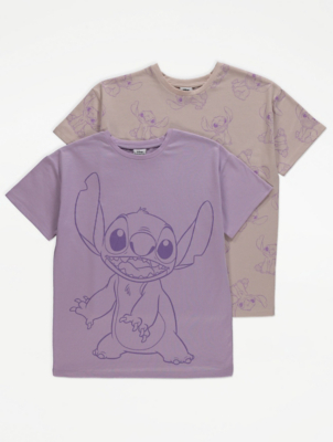 Disney Lilo & Stitch Longline TShirts 2 Pack Kids at ASDA