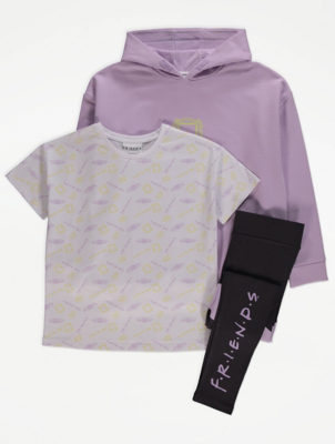 Friends TV Show Hoodie T-Shirt and Leggings Outfit