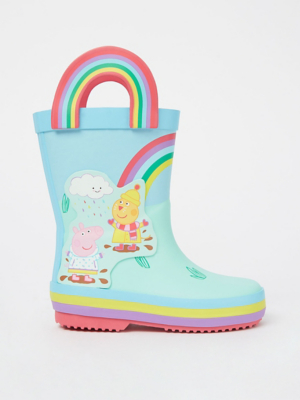 First Walkers Peppa Pig's Forest Rainbow Wellington Boots