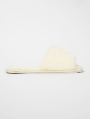 open toe slippers asda