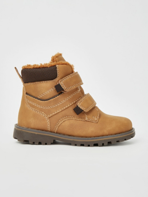 Tan 2 Strap Ankle Boots