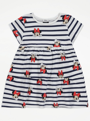 Disney Minnie Mouse Navy Striped Dress