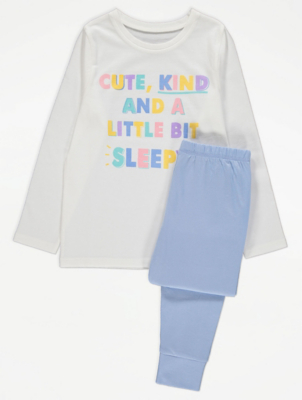 Colourful Slogan Pyjamas