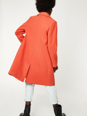 asda burnt orange coat