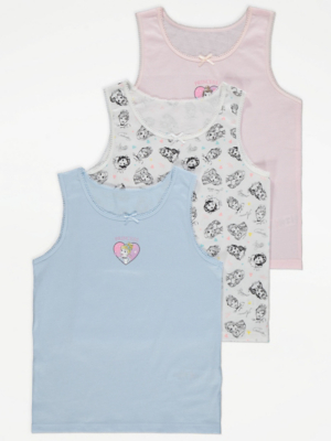 Disney Princess Vest Tops 3 Pack