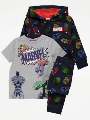 Marvel Avengers Hoodie T-Shirt and Joggers Outfit