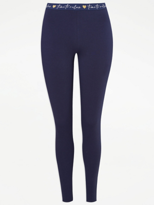 Navy Marl Pyjama Bottoms