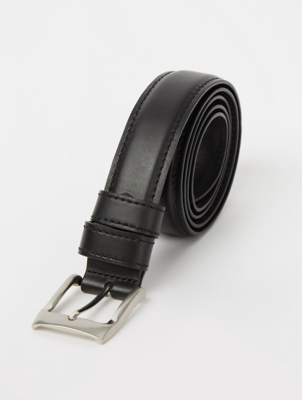 Black Leather Belt Men at ASDA