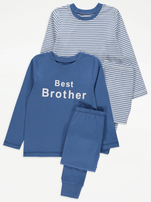 Best Brother Slogan Pyjamas 2 Pack