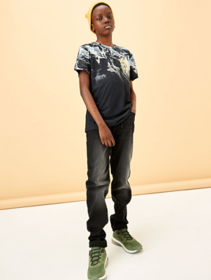 LCW Kids Pull-over en Tricot Imprimé pour Garçons à Col Rond - W5DF73Z4