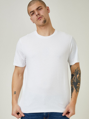 White Slim Fit Jersey T-Shirt
