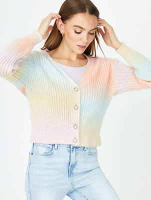 Knitted Rainbow Cardigan | Women | George at ASDA
