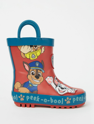 First Walkers PAW Patrol Red Wellington Boots