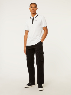 Black Cargo Trousers Men at ASDA