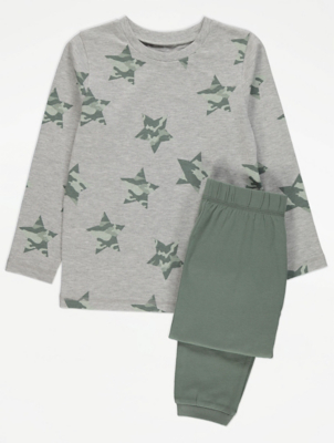 Camo Star Print Pyjamas