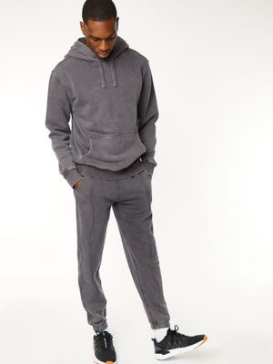 Grey Wash Out Joggers