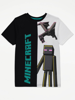 Minecraft White Cut and Sew T-Shirt