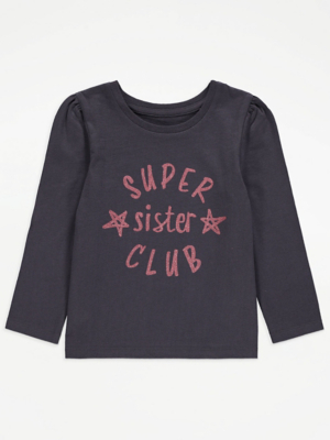 Charcoal Super Sister Club Top
