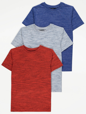 Textured T-Shirts 3 Pack
