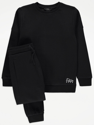 Black Future Icon Sweatshirt and Joggers Outfit