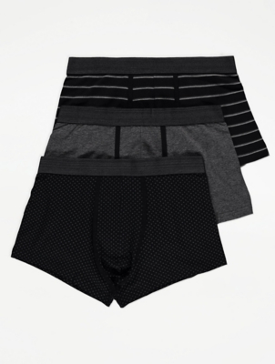 Jersey Hipster Trunks 3 Pack