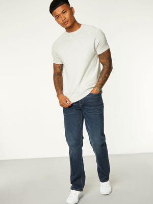 stretch loose fit jeans