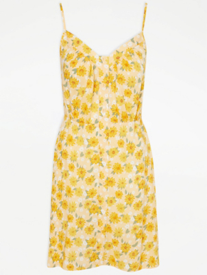 asda george yellow dress