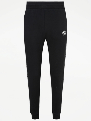 WRKOUT Black Cuffed Joggers