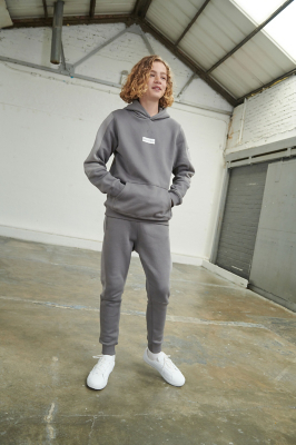 HOLYFIELD Grey Panelled Joggers