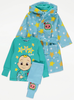 Cocomelon Dressing Gown and Pyjamas Set