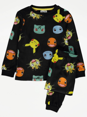 Pokémon Character Black Pyjamas Gift Set