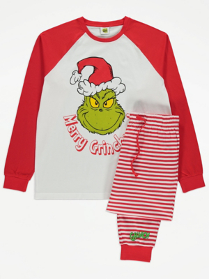 asda grinch christmas pyjamas