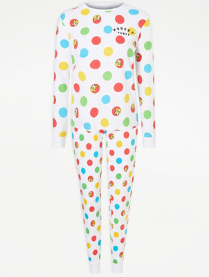 Pudsey Bear White Polka Dot Pyjamas | Women | George At ASDA