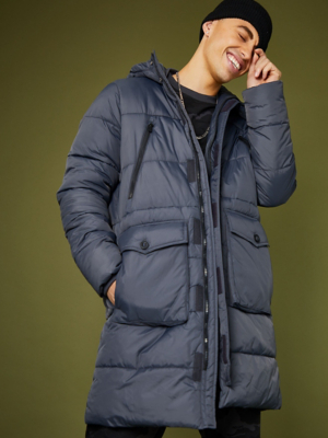 asda black puffer jacket