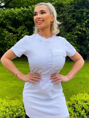 billie faiers white dress