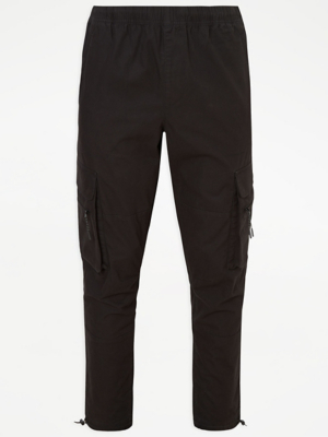 Black Cargo Trousers Men at ASDA