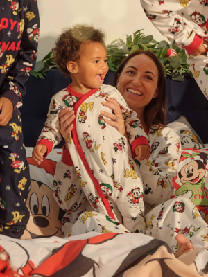 Disney Mickey and Friends Family Christmas Sleepsuit