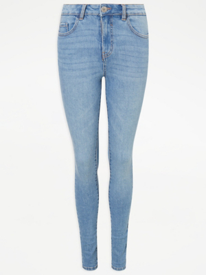 womens skinny jeans blue