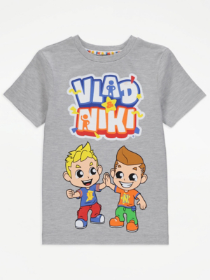 Vlad and Niki Grey T-Shirt