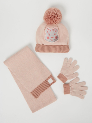 hat scarf and gloves set asda