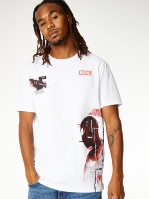 Marvel Spider-Man White T-Shirt | Men 