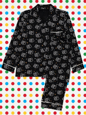 Children in Need Pudsey Bear Black Mini Me Pyjamas
