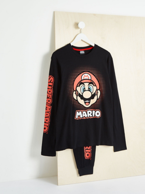 Super Mario Adults Family Christmas Pyjamas Men at ASDA