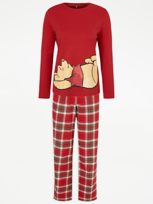 Disney Winnie the Pooh Red Check Pyjamas