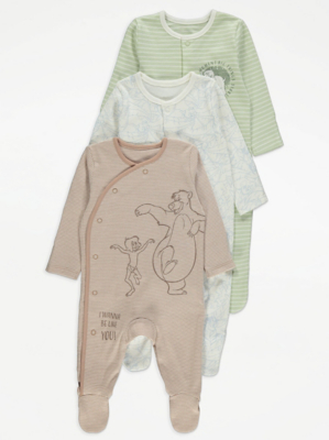 Disney The Jungle Book Sleepsuits 3 Pack