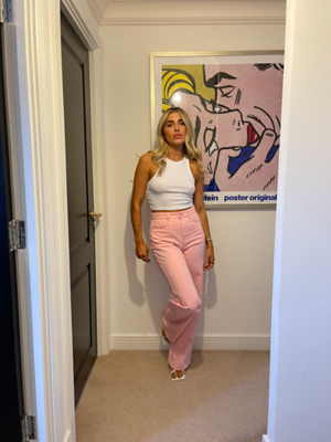 asda pink jeans